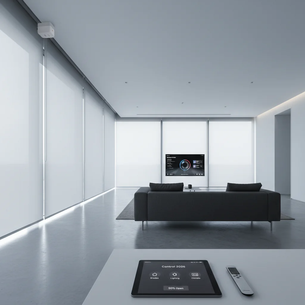 Decision guide for choosing 2026 motorized window shades based on home type, budget, and smart home priorities